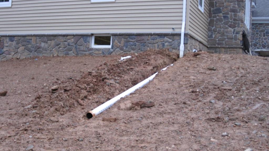 Downspout Trenches